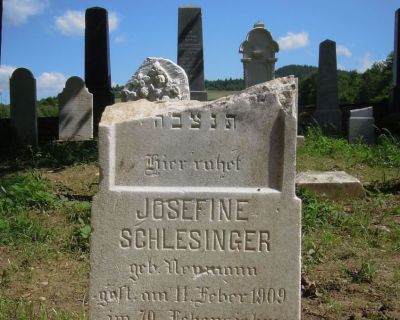 Josefine Schlesinger rod. Neumann, 11.2.1909, 70-ročná