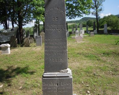 Bernhard Löwy, 1.9.1892, 67-ročný /  Beer ha-levi, 9. elul 5652 