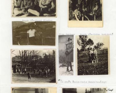 Různé fotografie ze skautského hnutí Techelet Lavan ve Frýdku, 1925-1939. Sbírka manželů Poláškových