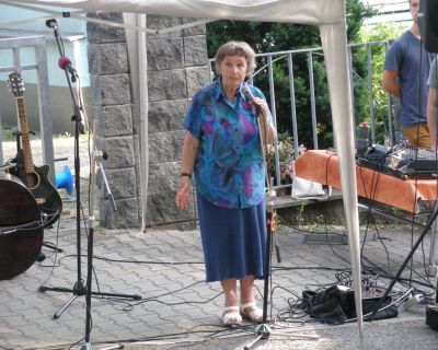 Pietní akt k výročí vypálení frýdecké synagogy, 10. 6. 2019. Foto manželé Poláškovi.